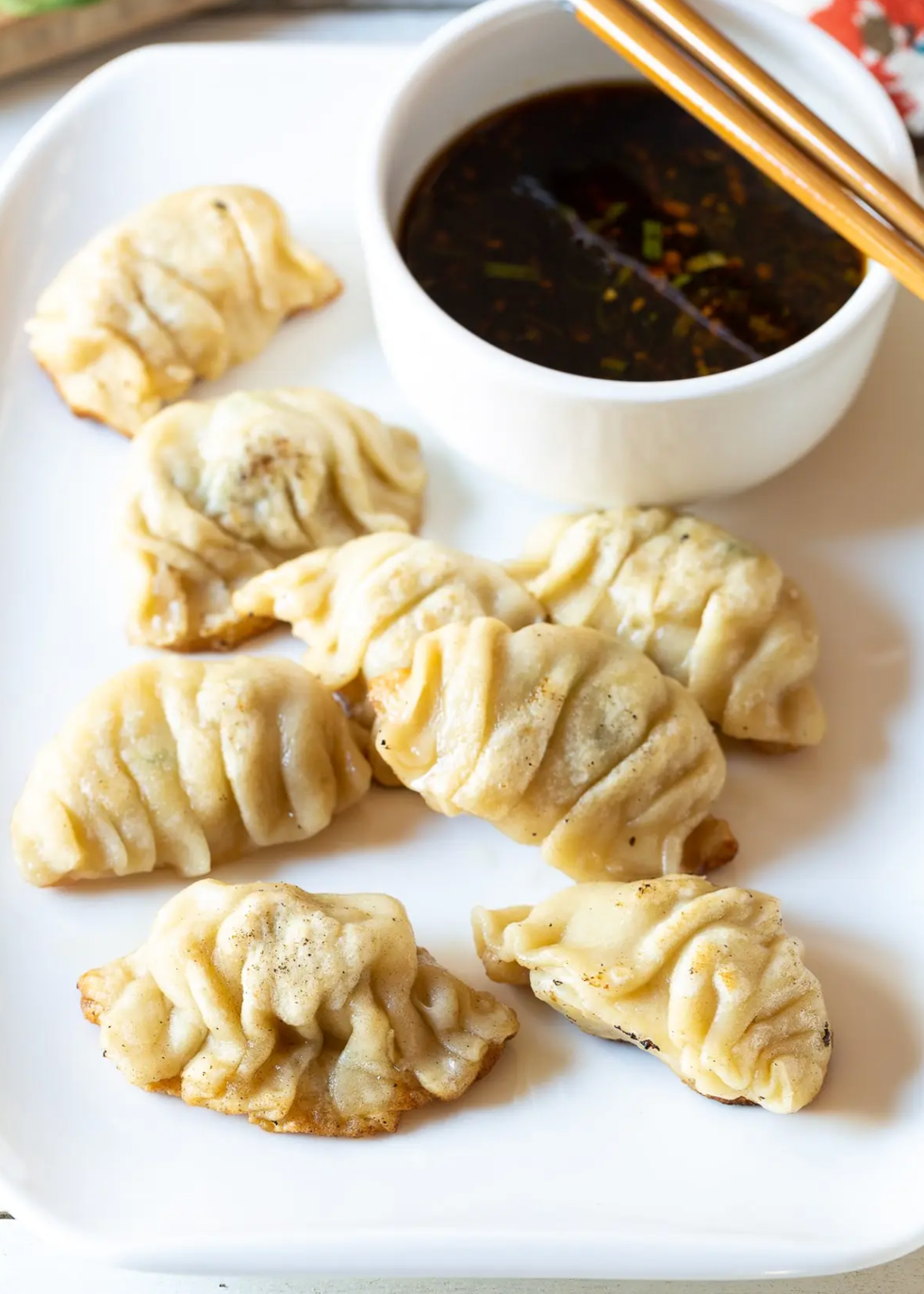easy chinese potstickers dumplings recipe