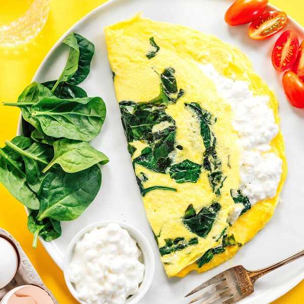 Easy Cottage Cheese Omelette