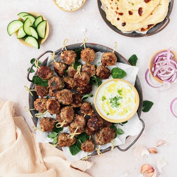 Easy Greek Style Lamb Meatballs