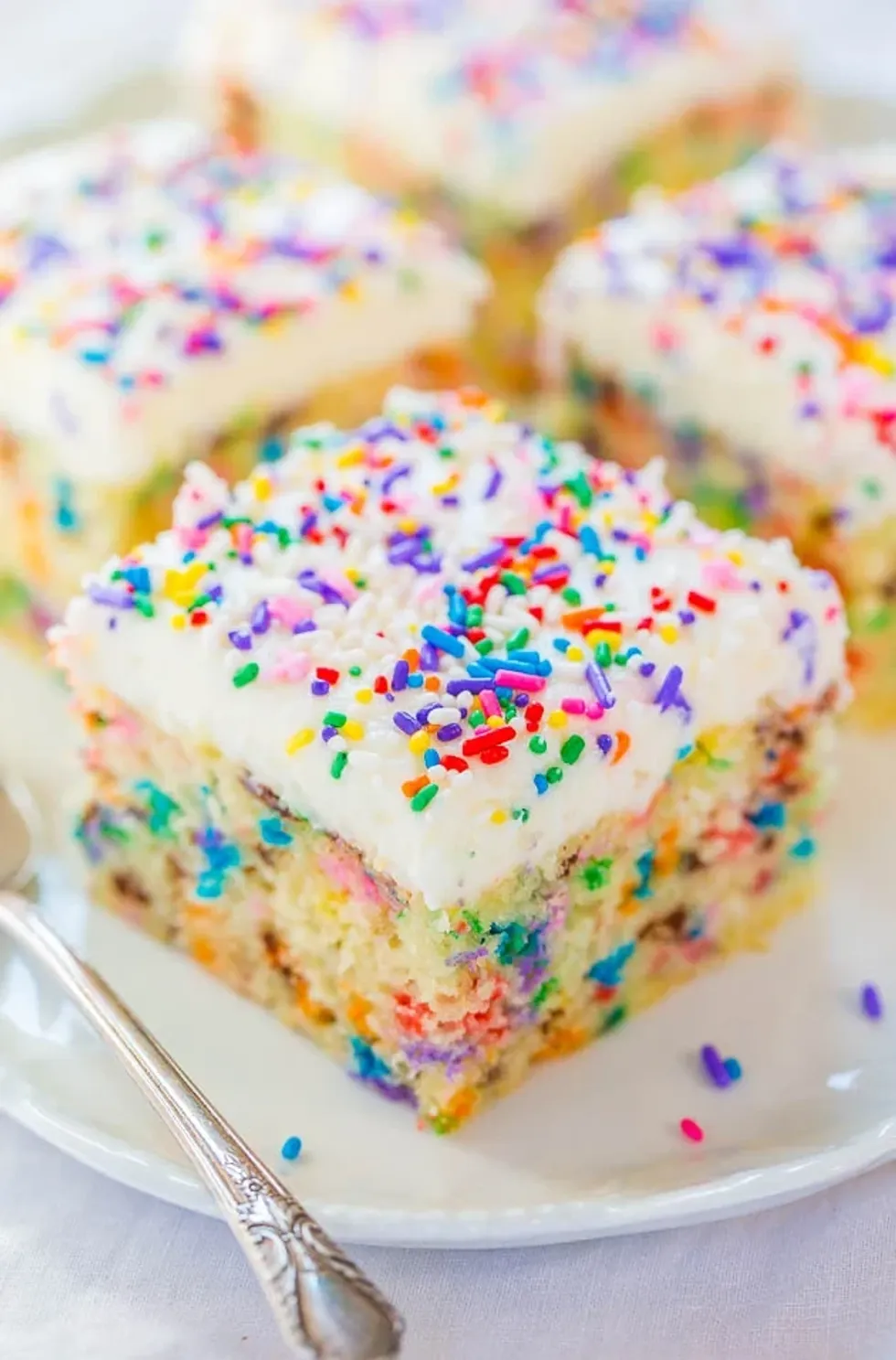 Easy Homemade Funfetti\u00ae Cake With Vanilla Buttercream