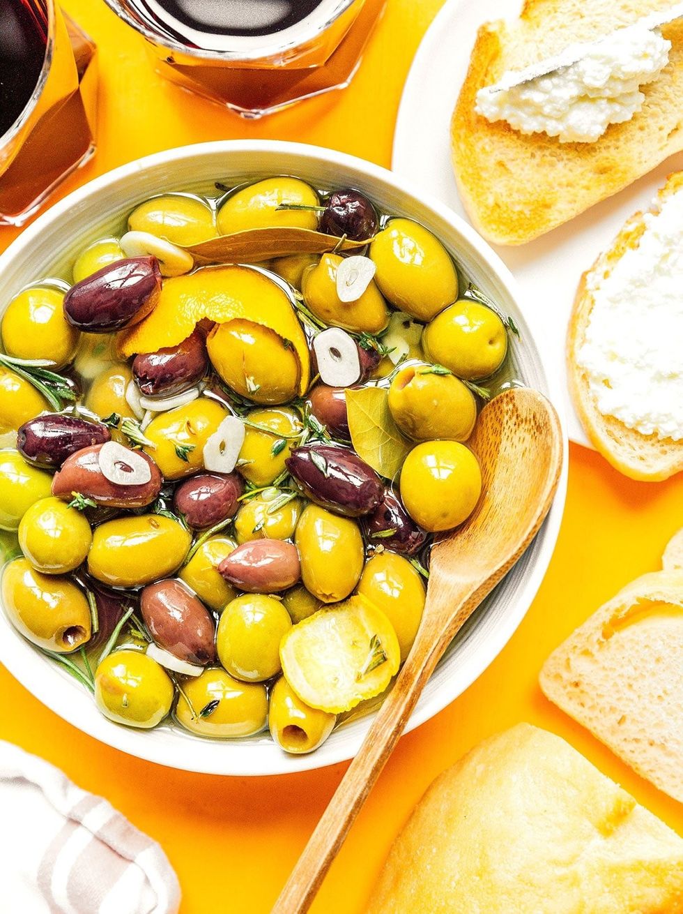 Easy Marinated Olives
