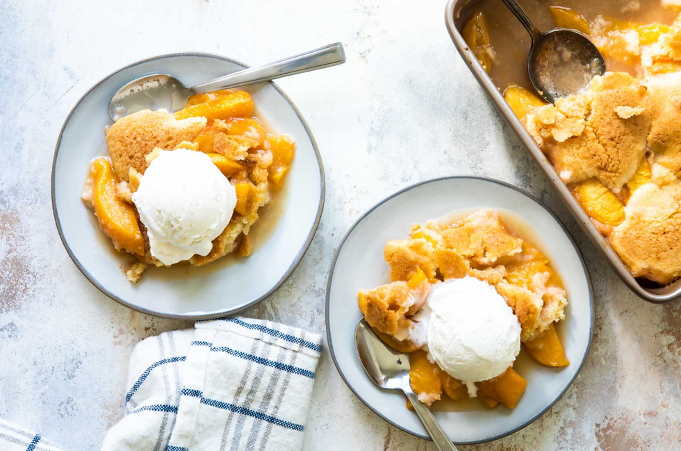 easy peach cobbler recipe