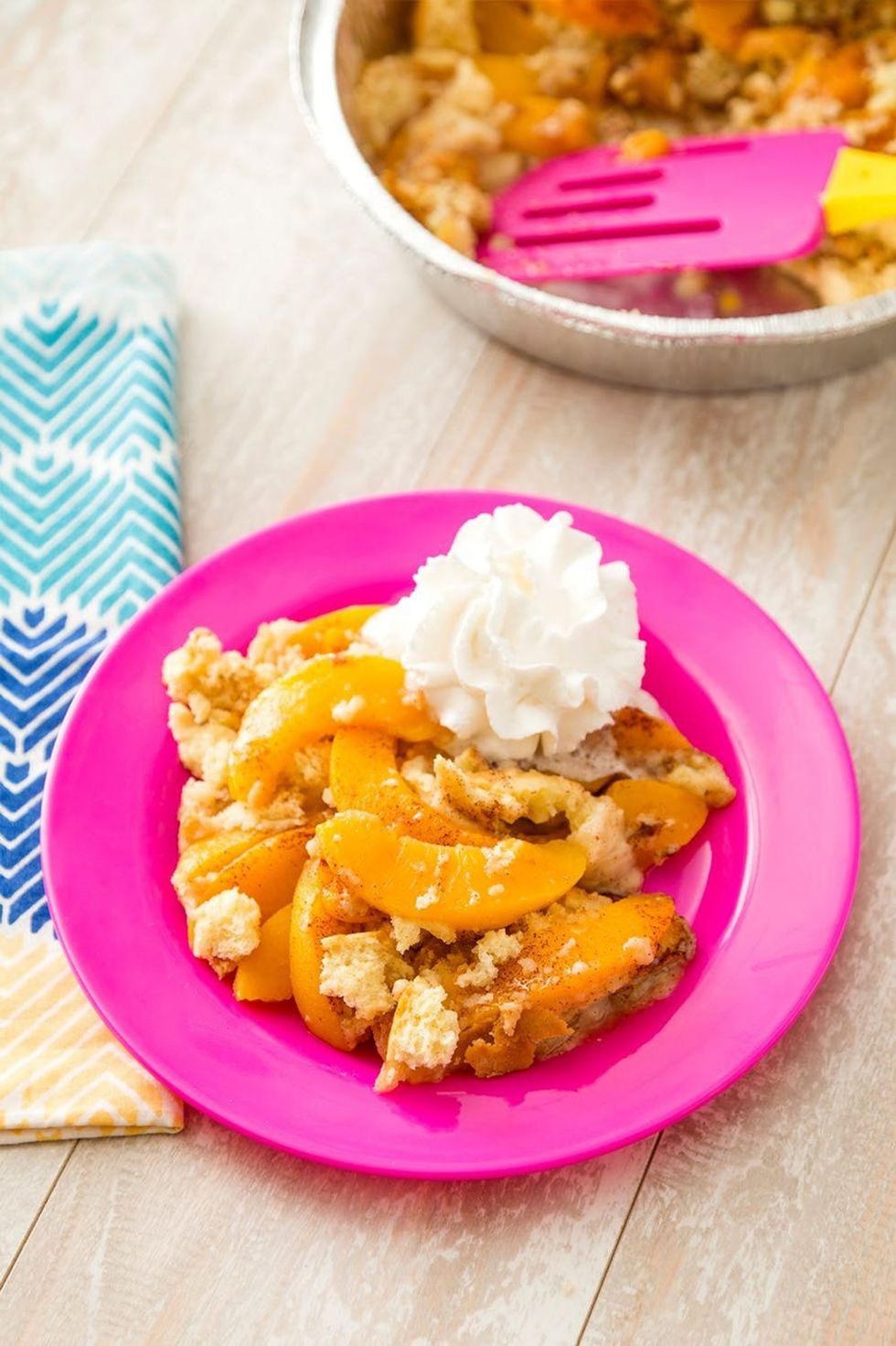 Easy Peach Crumble