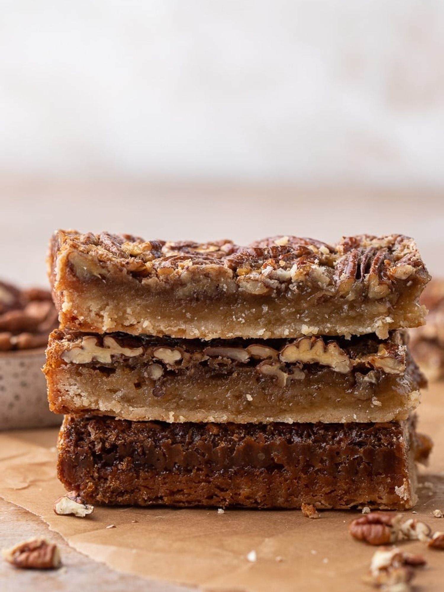 easy pecan pie bars