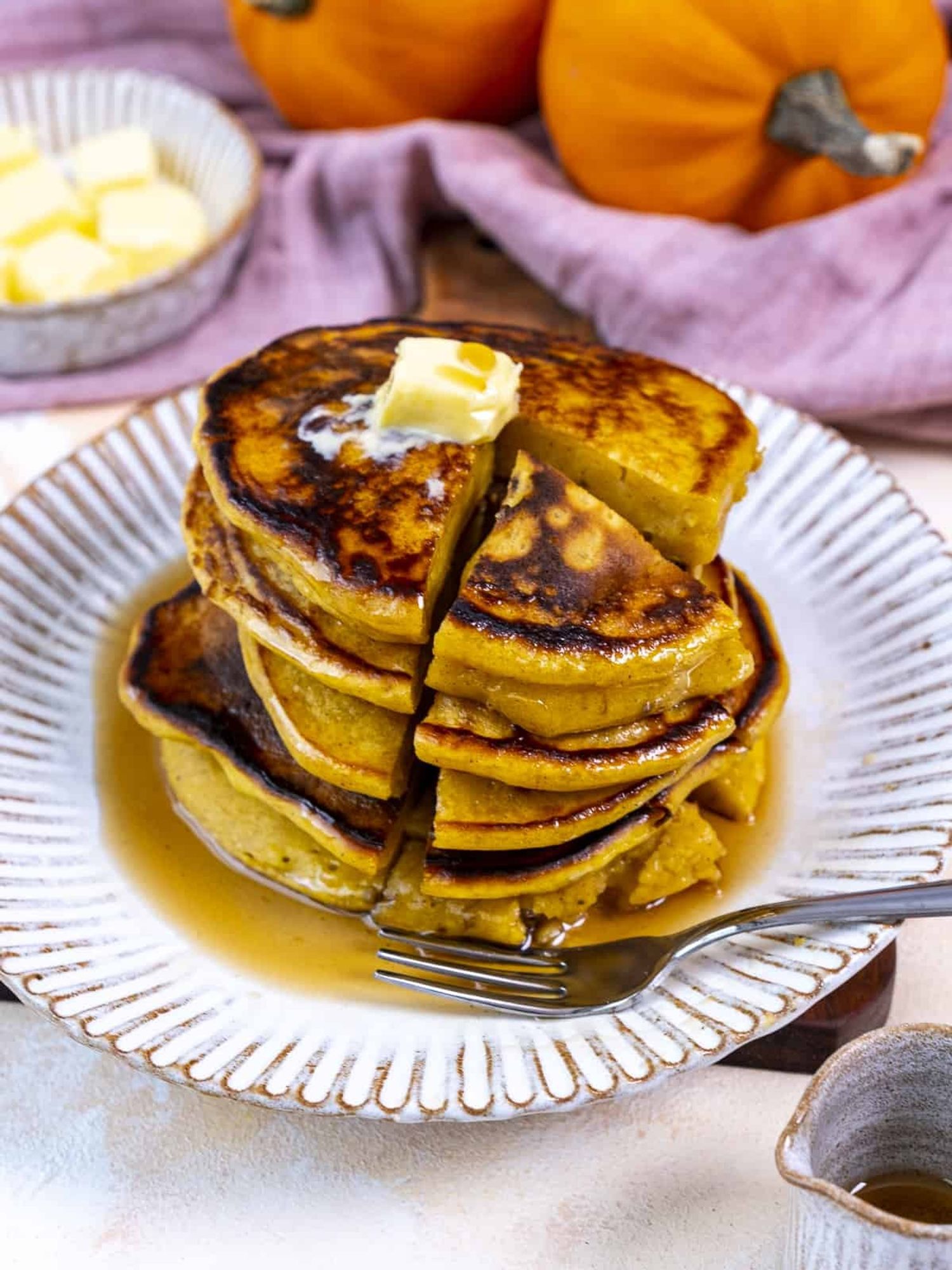 Easy Pumpkin Pancakes Using Pancake Mix