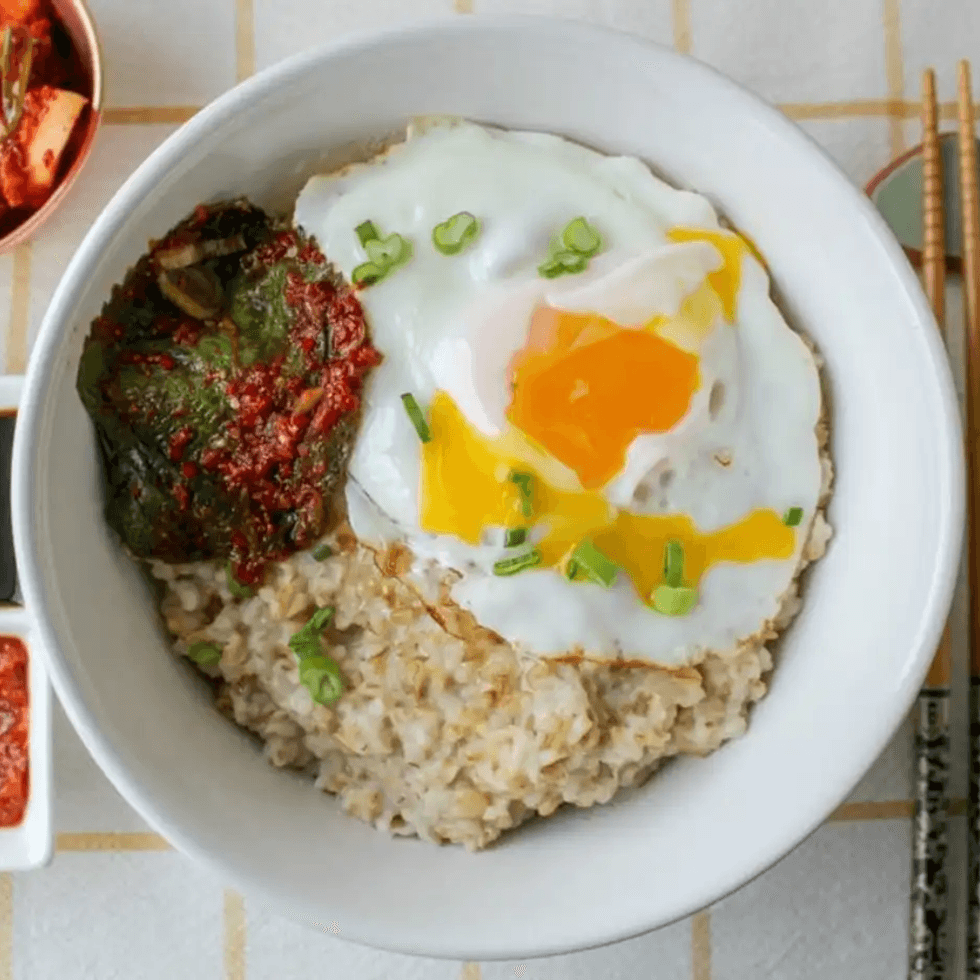 Easy Savory Steel Cut Oats