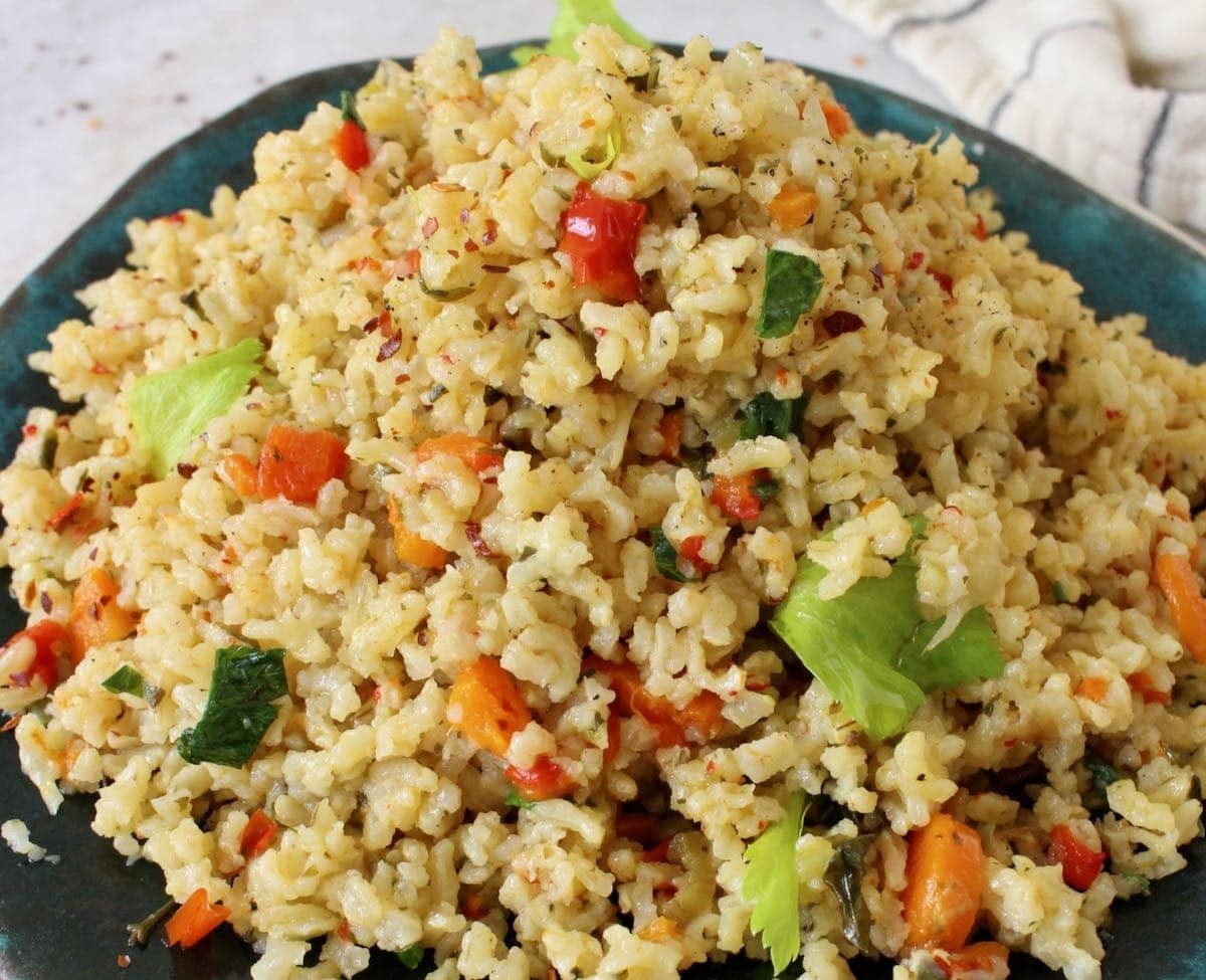 easy vegetable recipes veggie rice pilaf