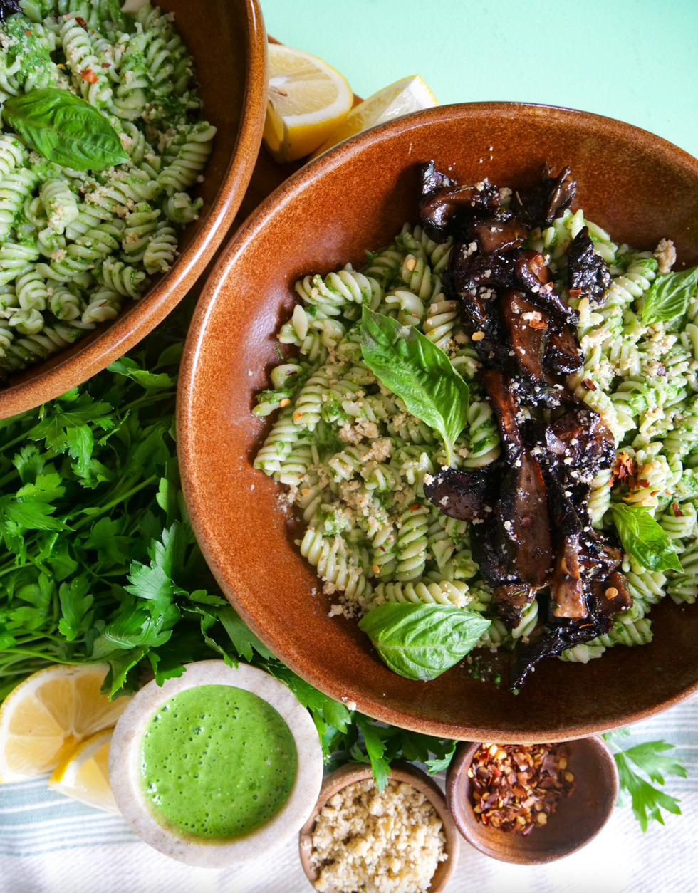 easy weeknight pasta dishes pesto pasta recipe