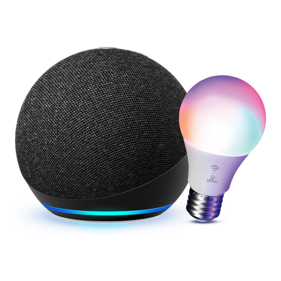 Echo Dot with GE Smart Lightbulb