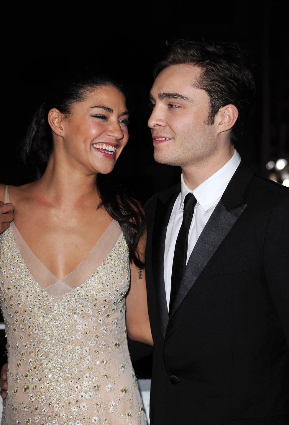 Ed Westwick and Jessica Szohr