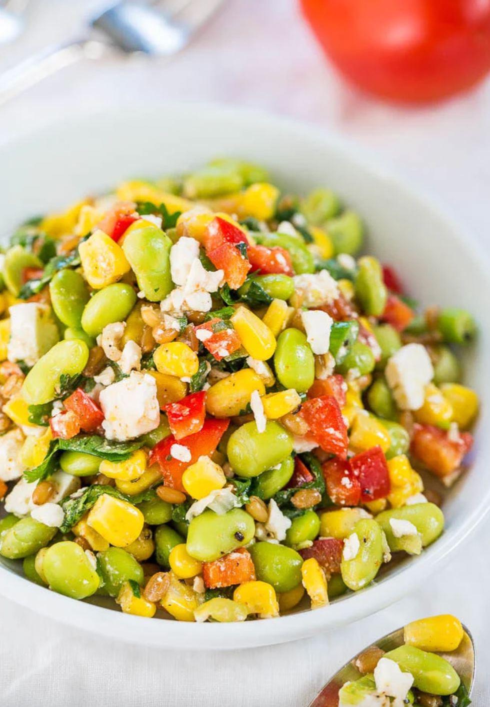 EDAMAME FETA SALAD