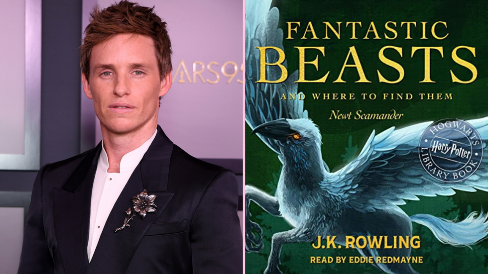 Eddie Redmayne reading "Fantastic Beasts and Where to Find Them"