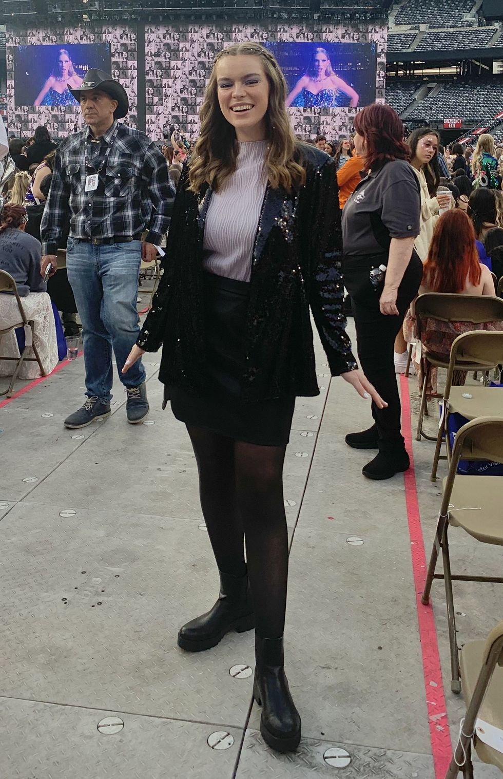 editor chloe Williams at the eras tour