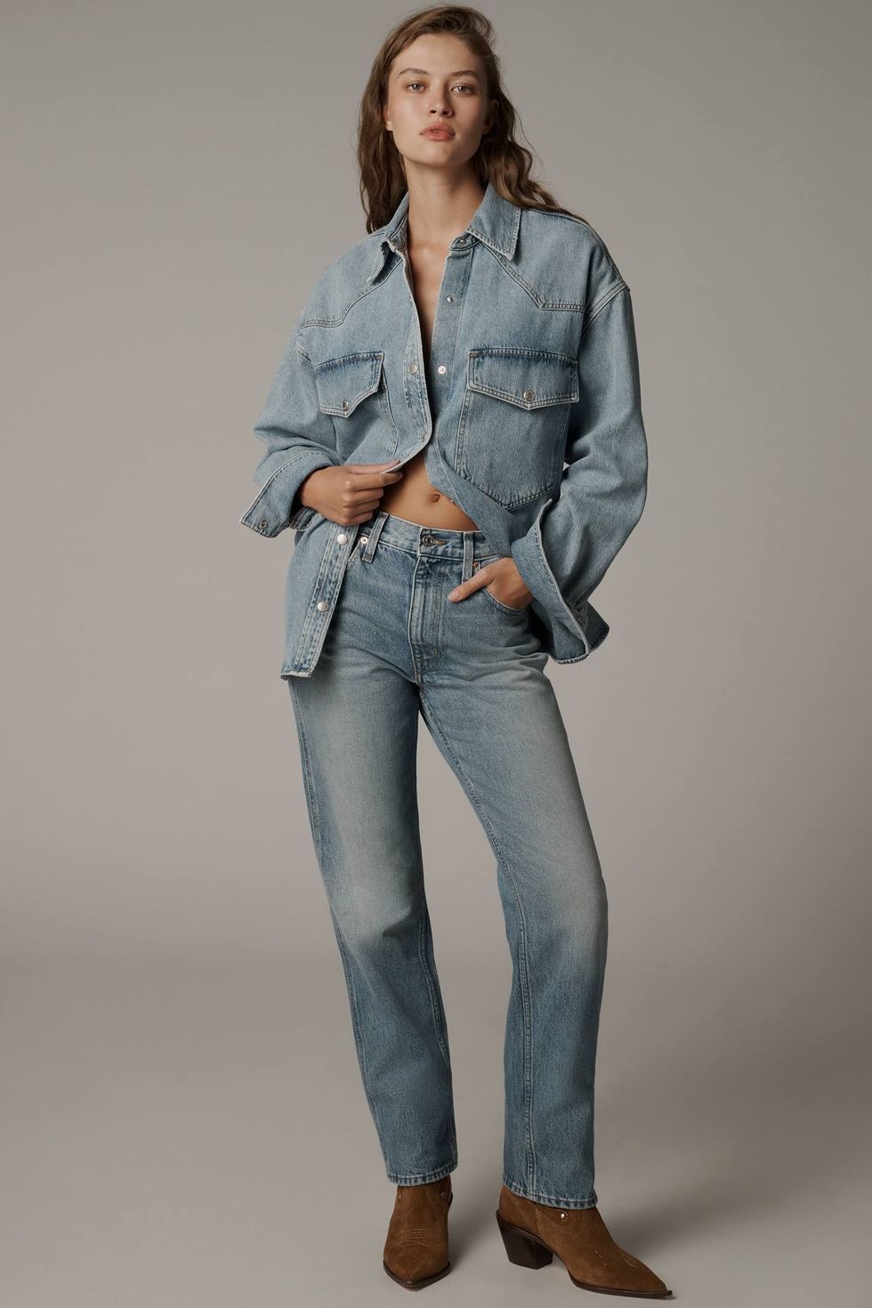 Edwin Kadence High-Rise Straight-Leg Jeans