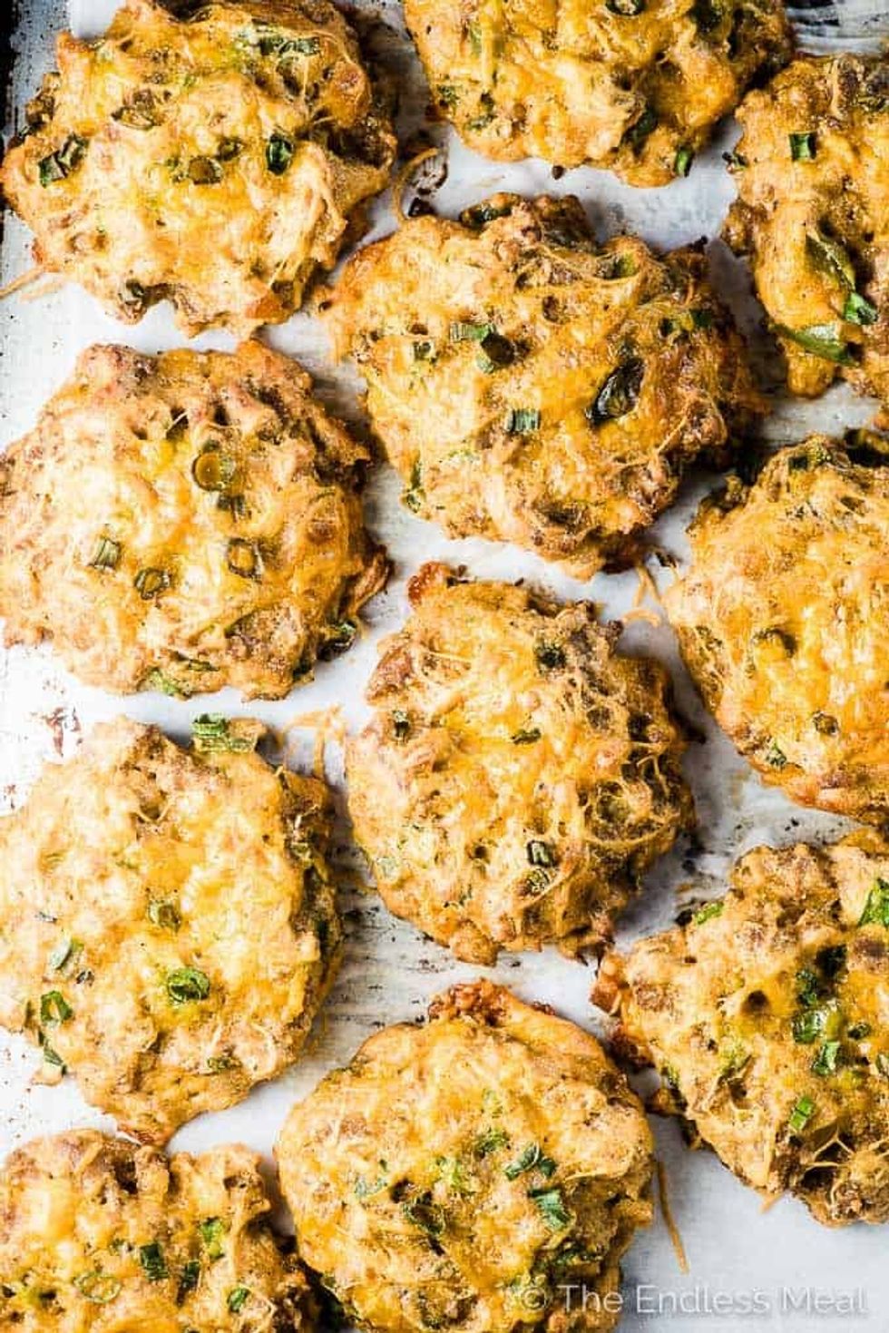 Egg Sausage muffins high protein breakfast