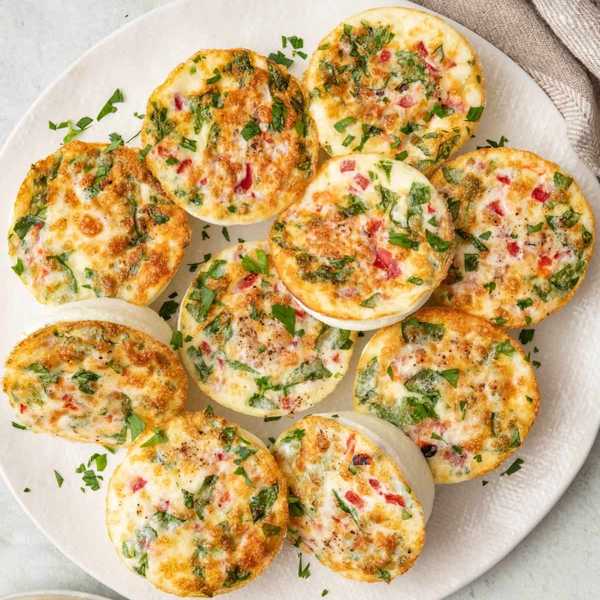 Egg White Bites with Red Pepper
