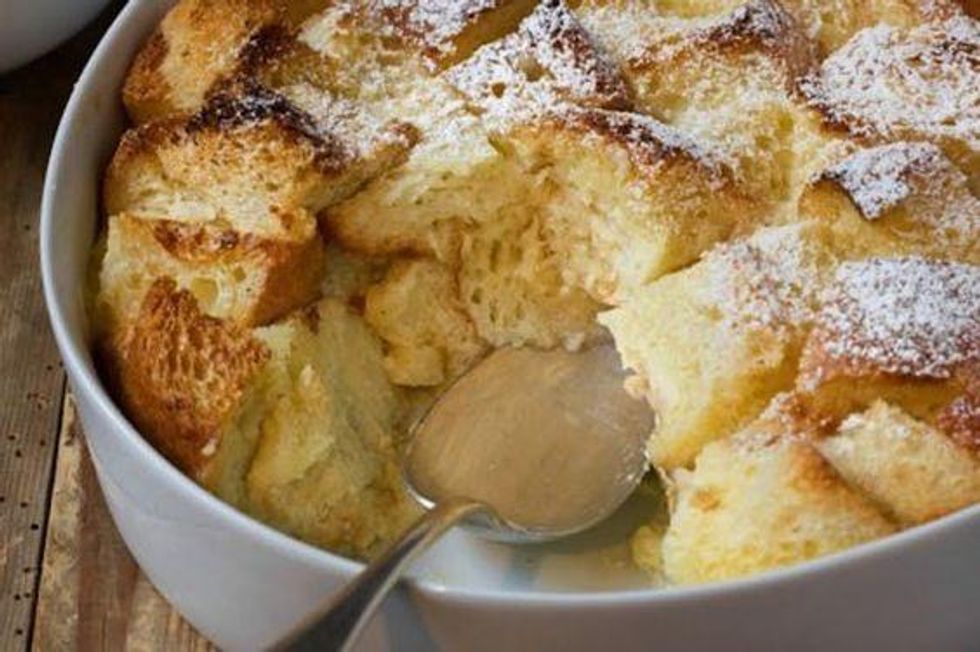 Eggnog Breakfast Bread Pudding