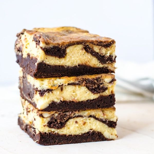 Eggnog Cheesecake Brownies