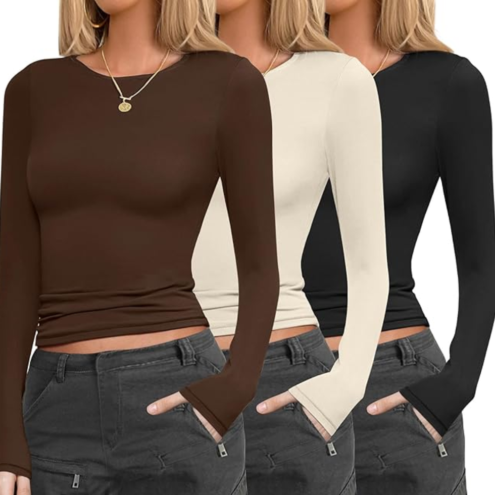 Ekouaer 3-Pack Long Sleeve Thermal Shirts