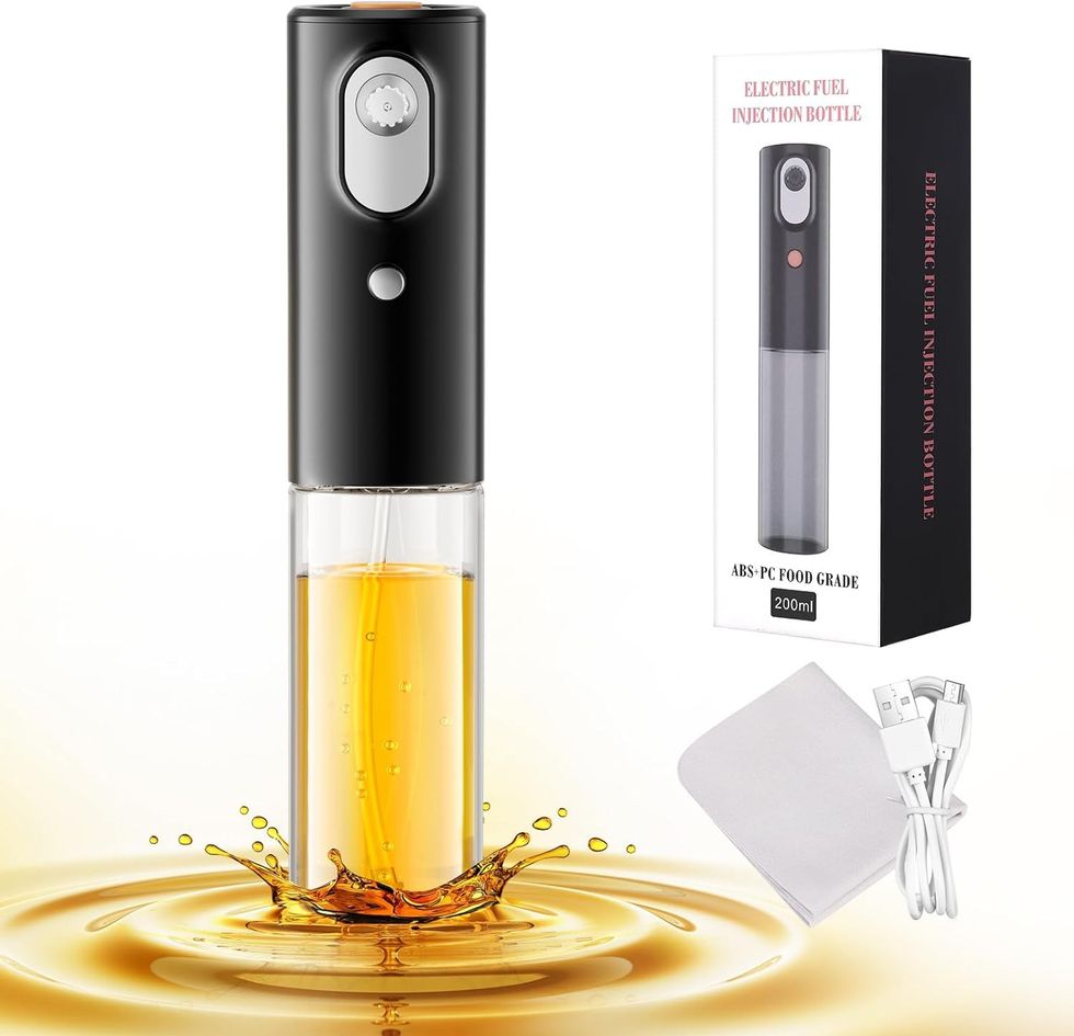 Electric Olive Oil Sprayer Continuous Spray with Portion Control