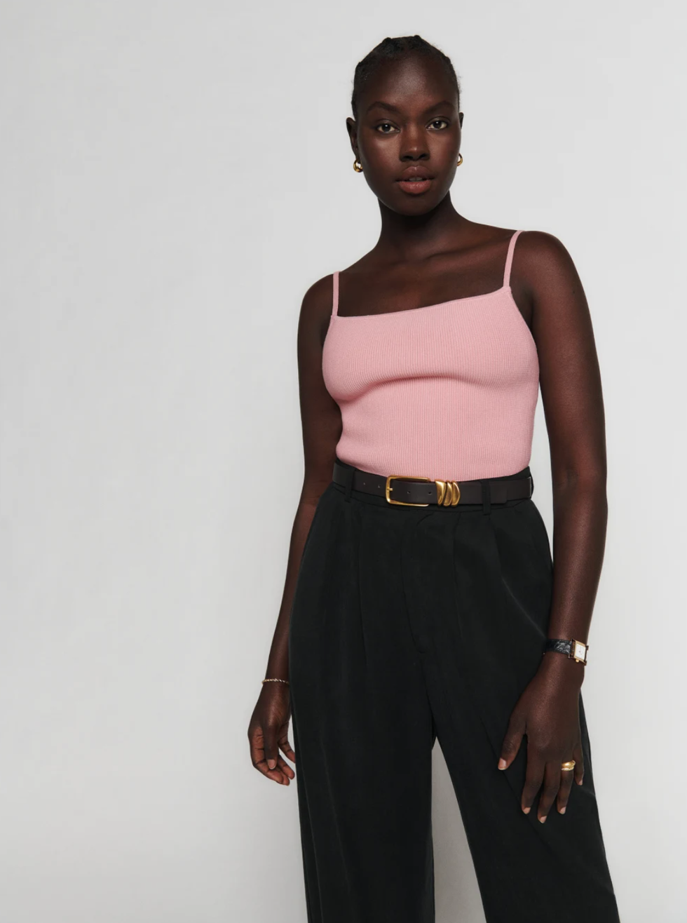 Eli Ribbed Sweater Tank