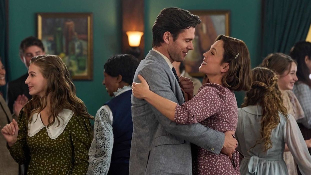 elizabeth and nathan dancing together