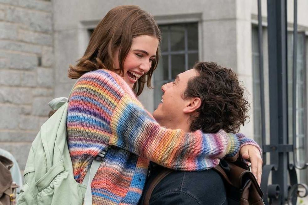 Elle Bright and Belmont Cameli in Off Campus on Prime Video