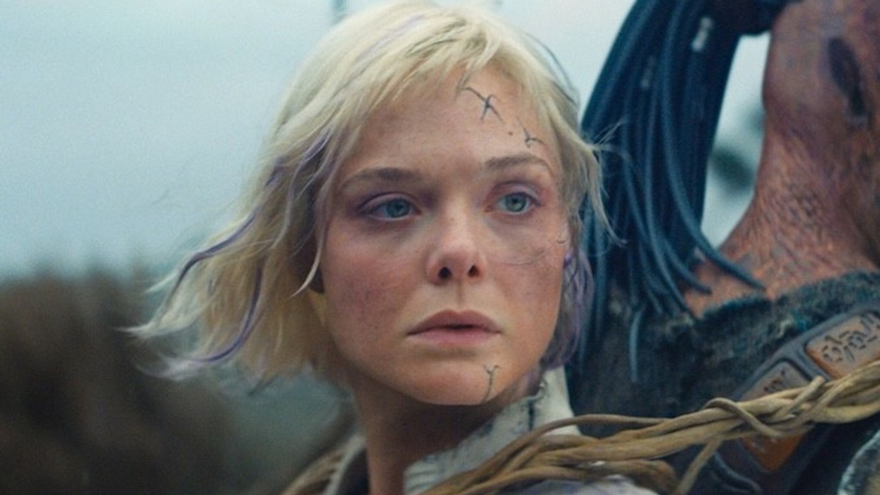 elle fanning predator badlands