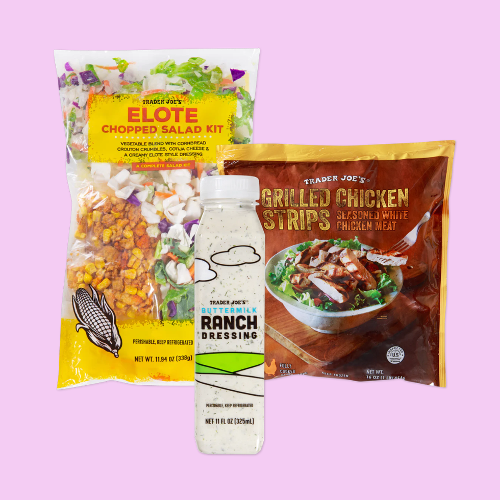 Elote Chopped Salad Kit + Grilled Chicken Strips + Buttermilk Ranch Dressing