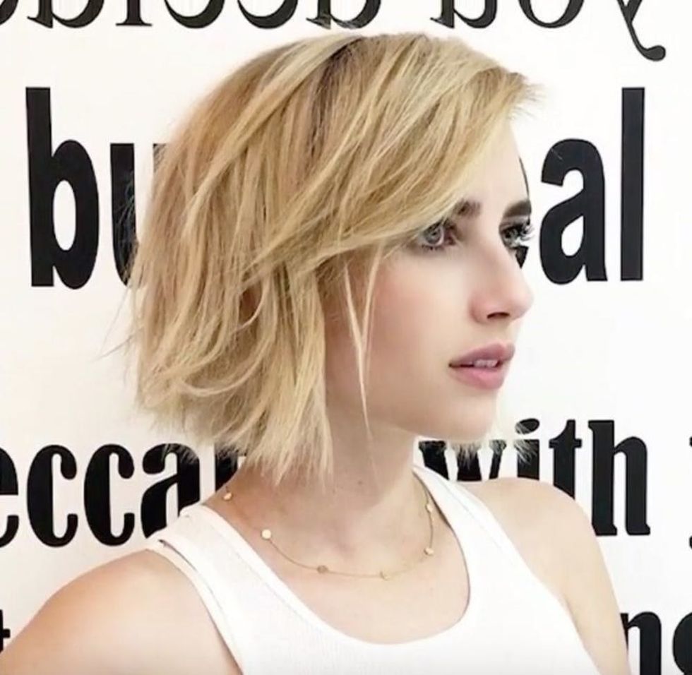 Emma Roberts Blonde Hair