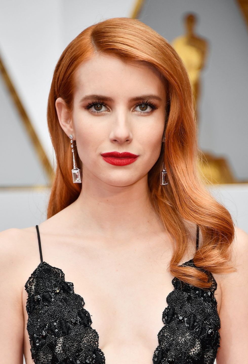 emma roberts red copper hair