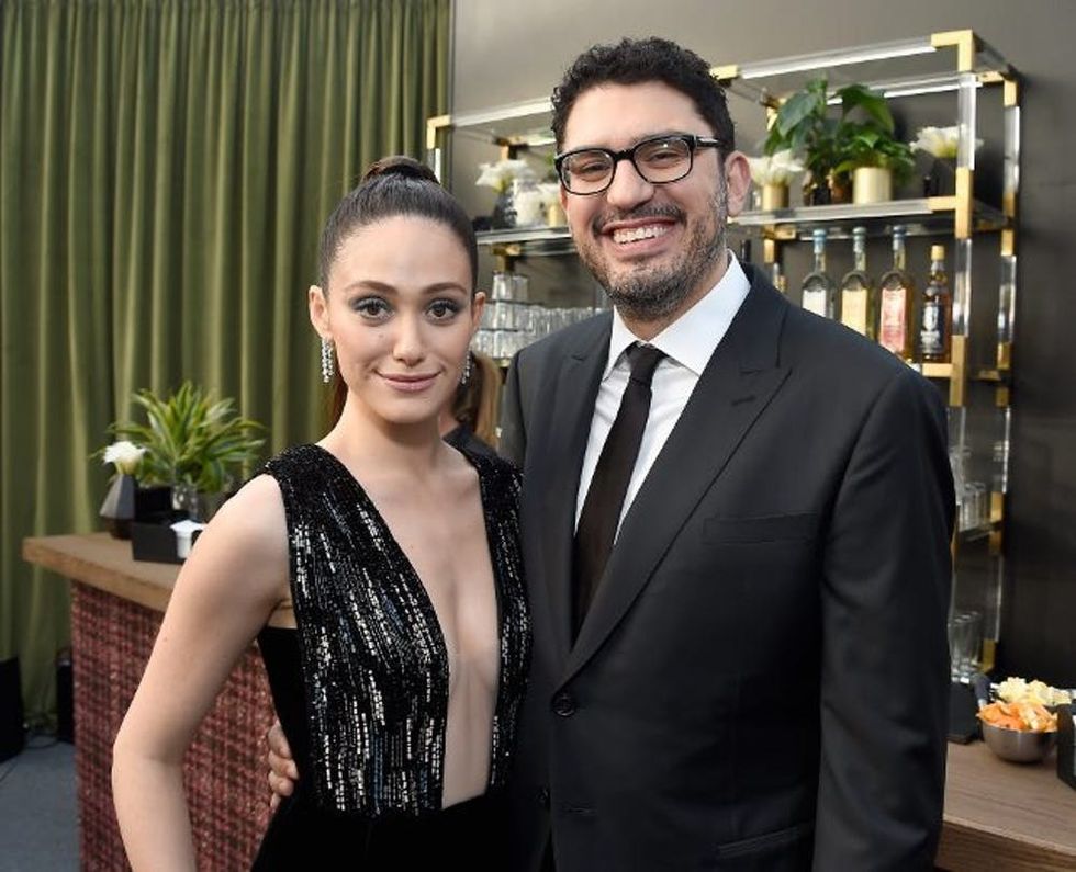 Emmy Rossum and Sam Esmail