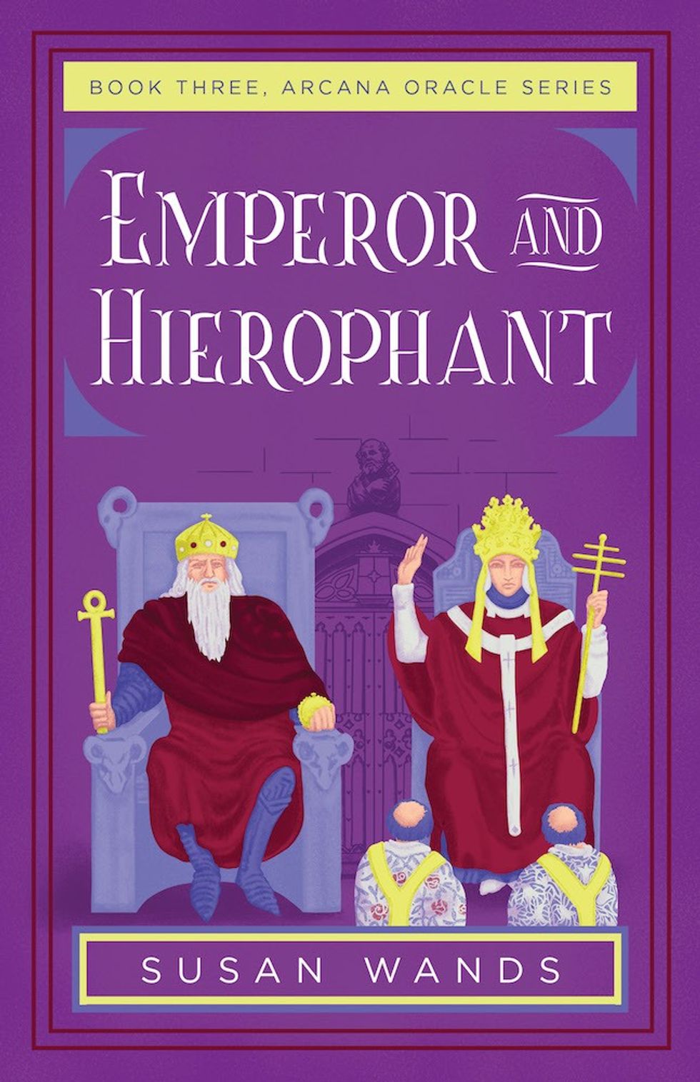 Emperor and Hierophant by Susan Wands
