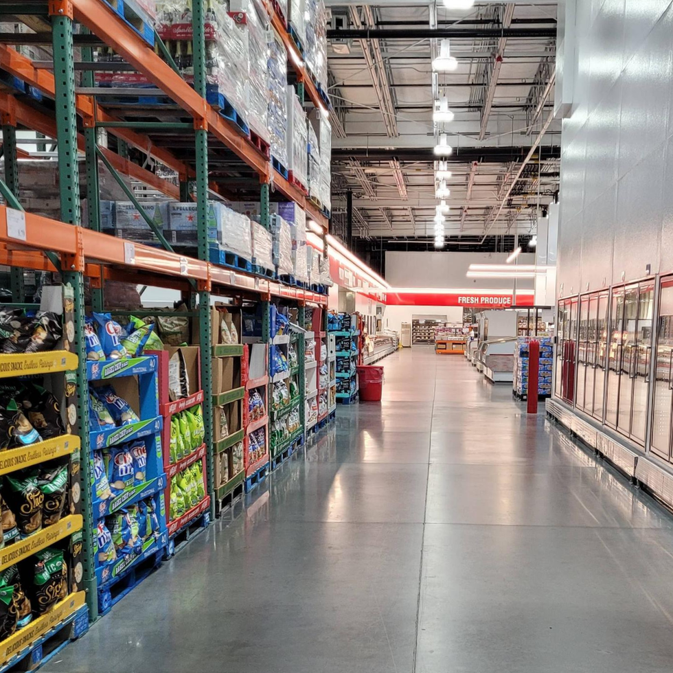 Empty Costco Store