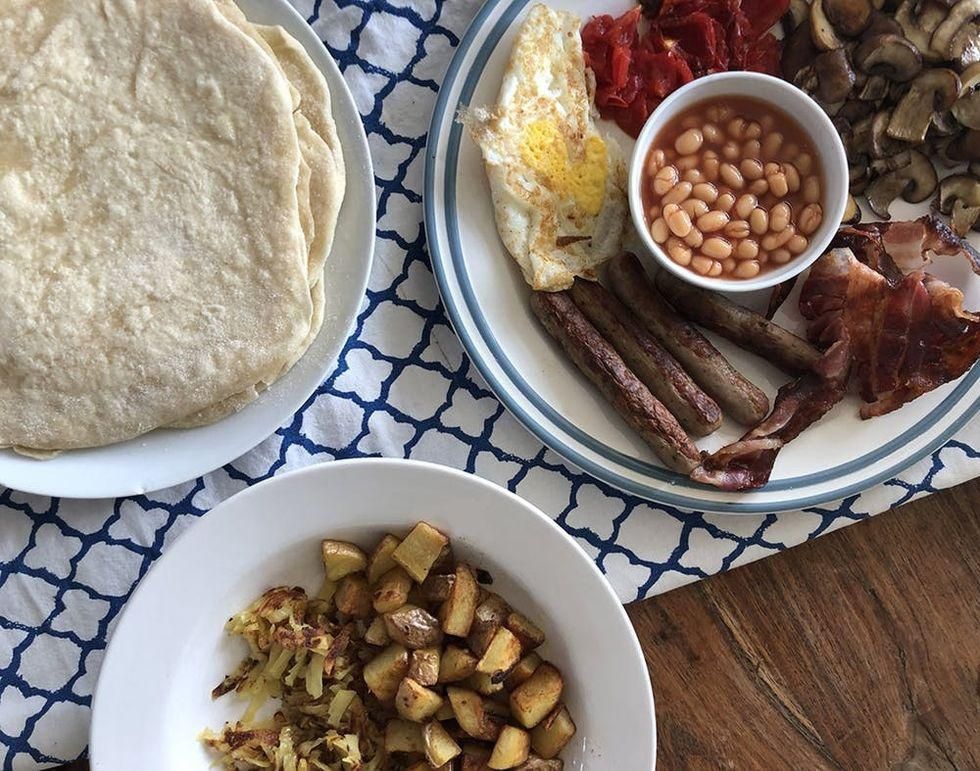 English Breakfast Burrito