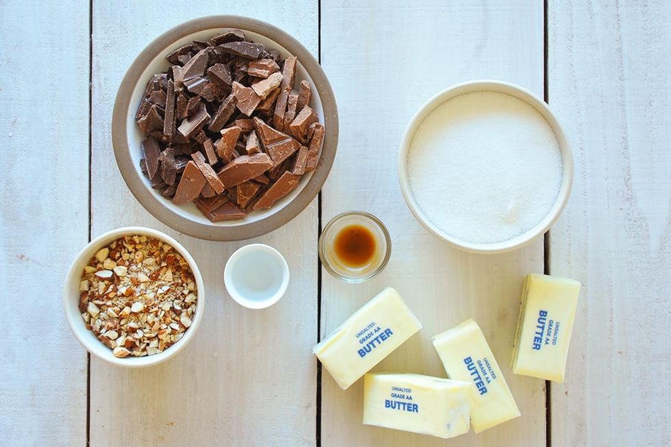 English Toffee Recipe Ingredients