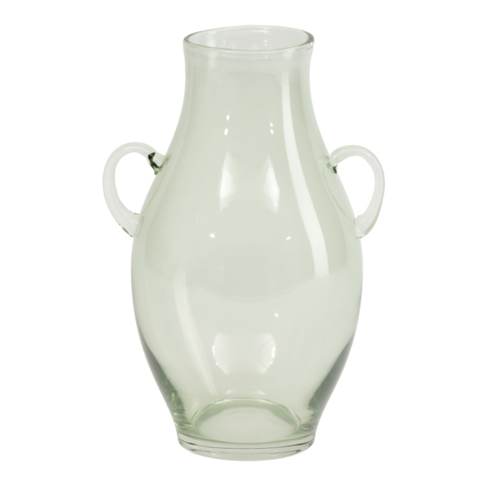 Etu Home Handblown Recycled Glass Aphora Decorative Vase