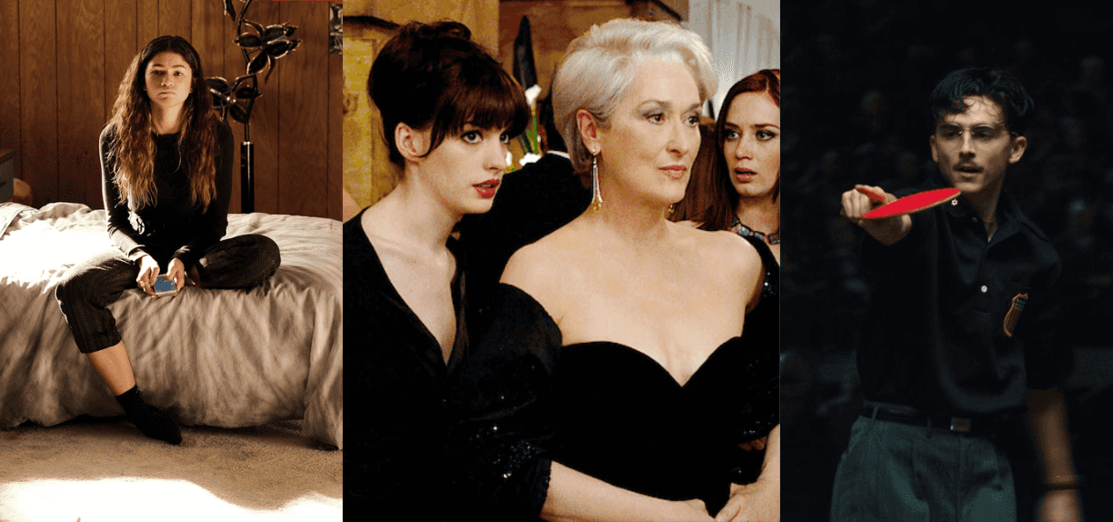 Euphoria' 'Devil Wears Prada' 'Marty Supreme