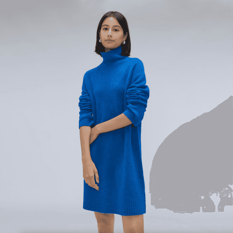 Sweater Dress Outfits For Women 2022, Turtleneck Dress - Brit + Co