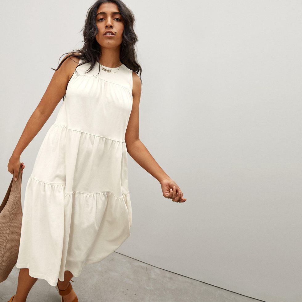 Everlane Easy Cream Dress