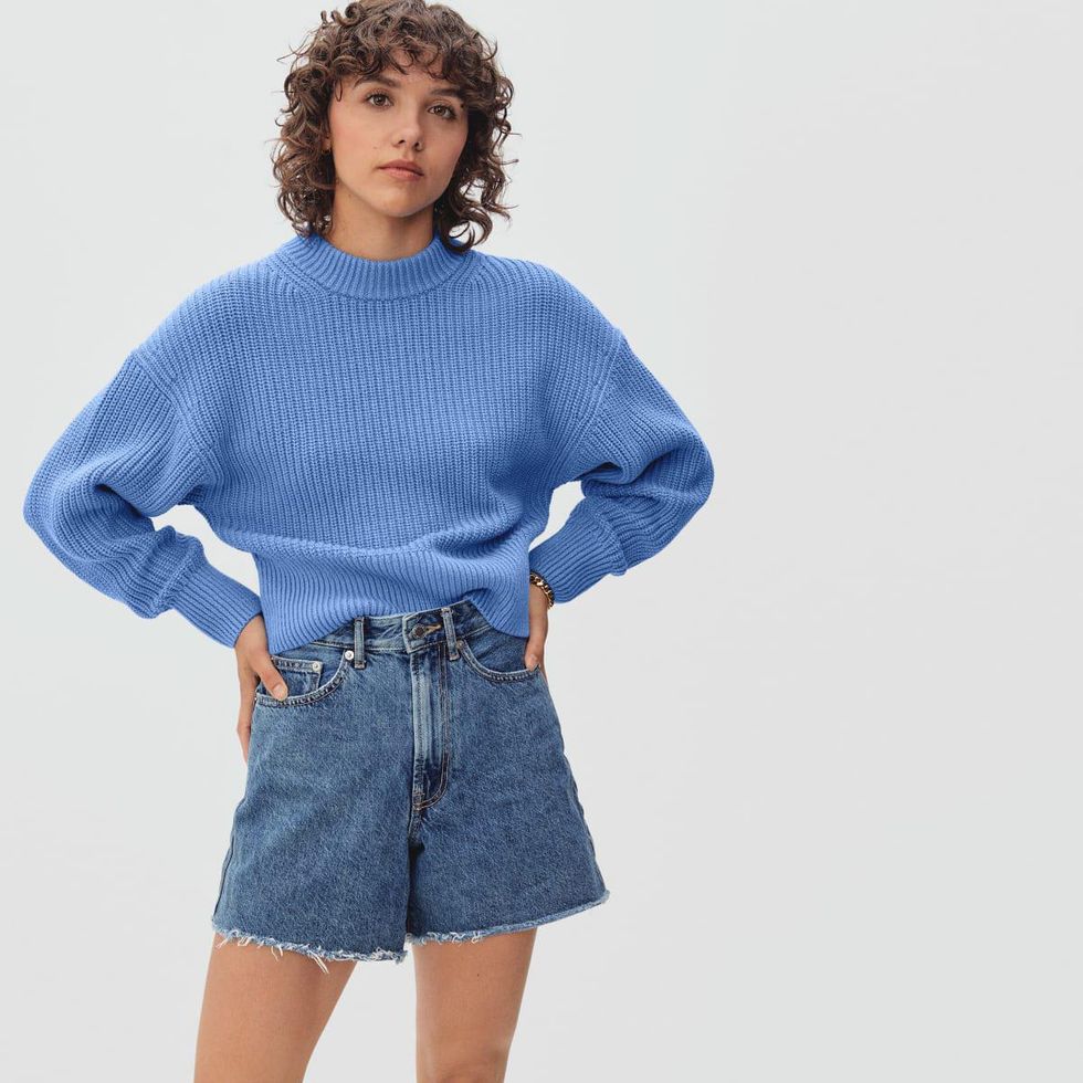 Everlane texure cotton crew