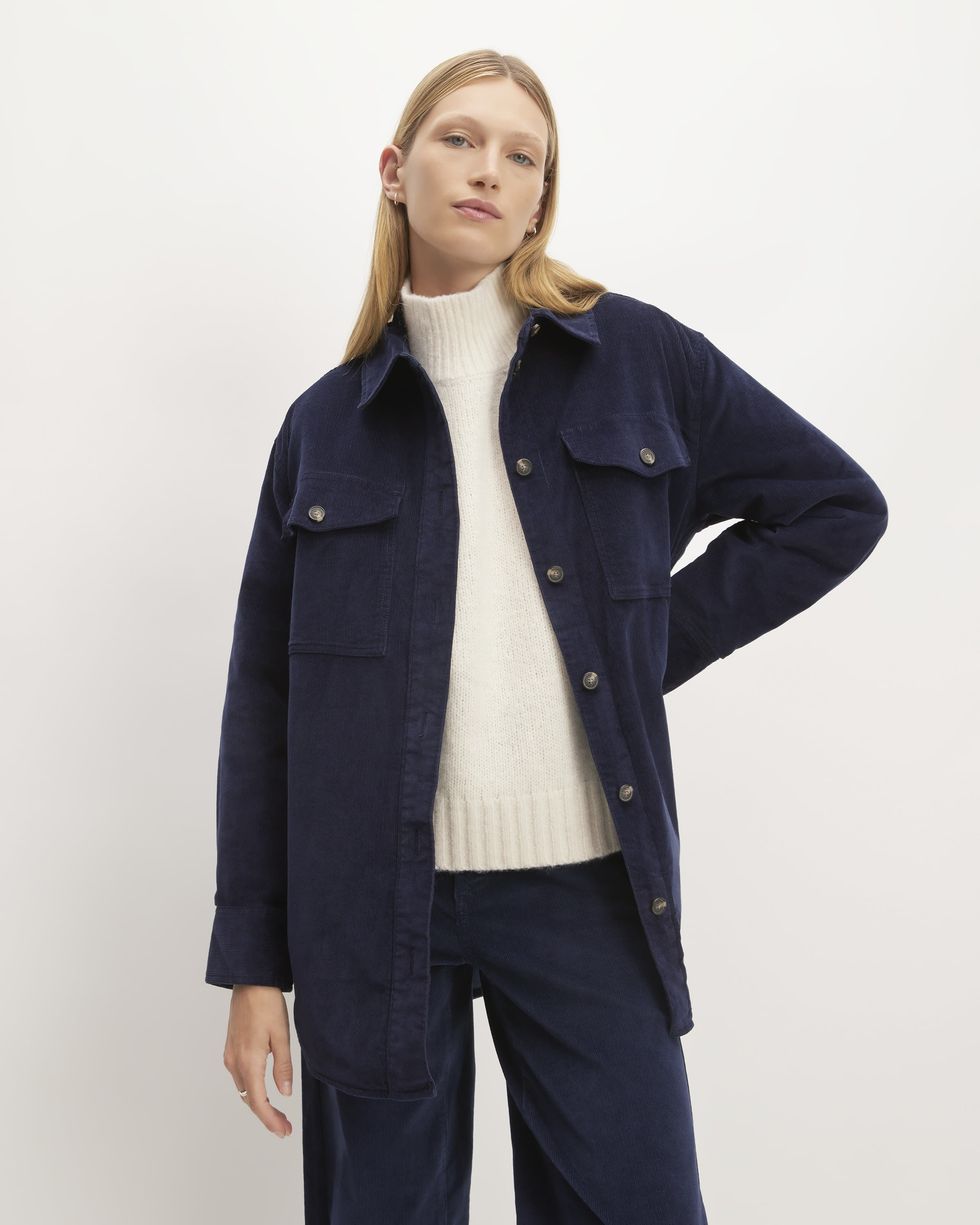 EVERLANE The Corduroy Oversized Shirt Jacket