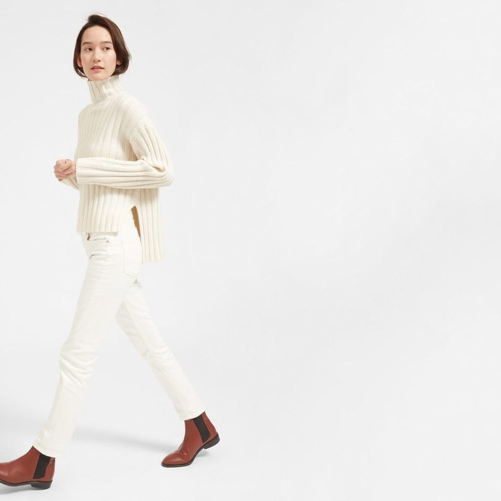 Everlane The Wool-Cashmere Rib Oversized Turtleneck