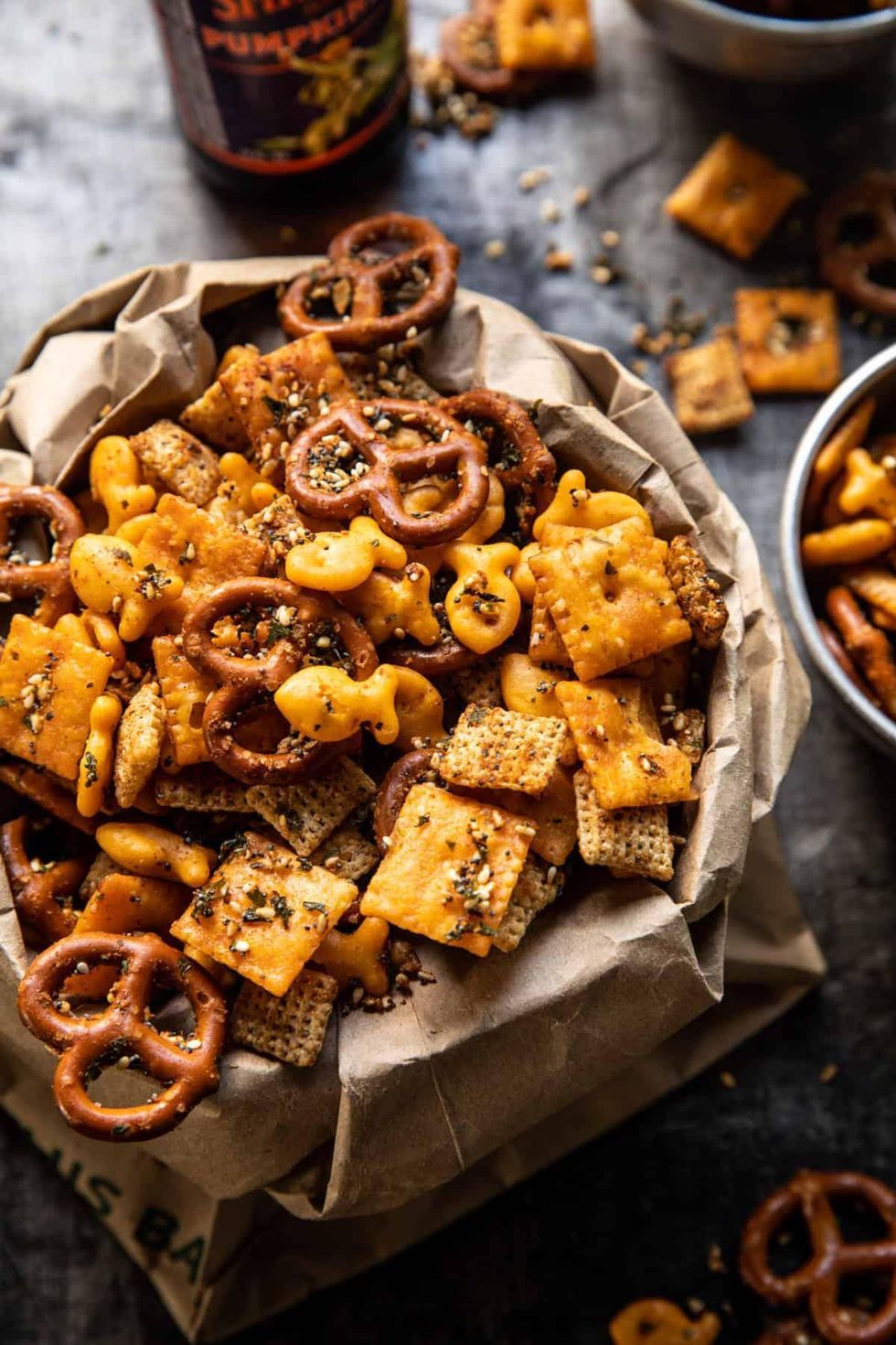 Everything Ranch Cheese Pretzel Snack Mix