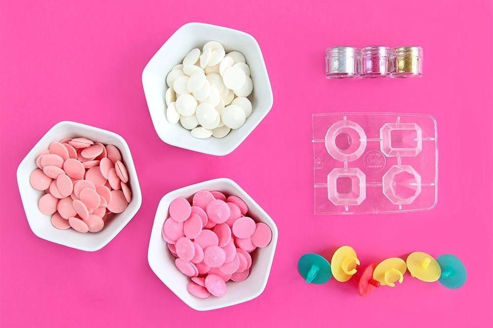 everything you need for chocolate ring pops