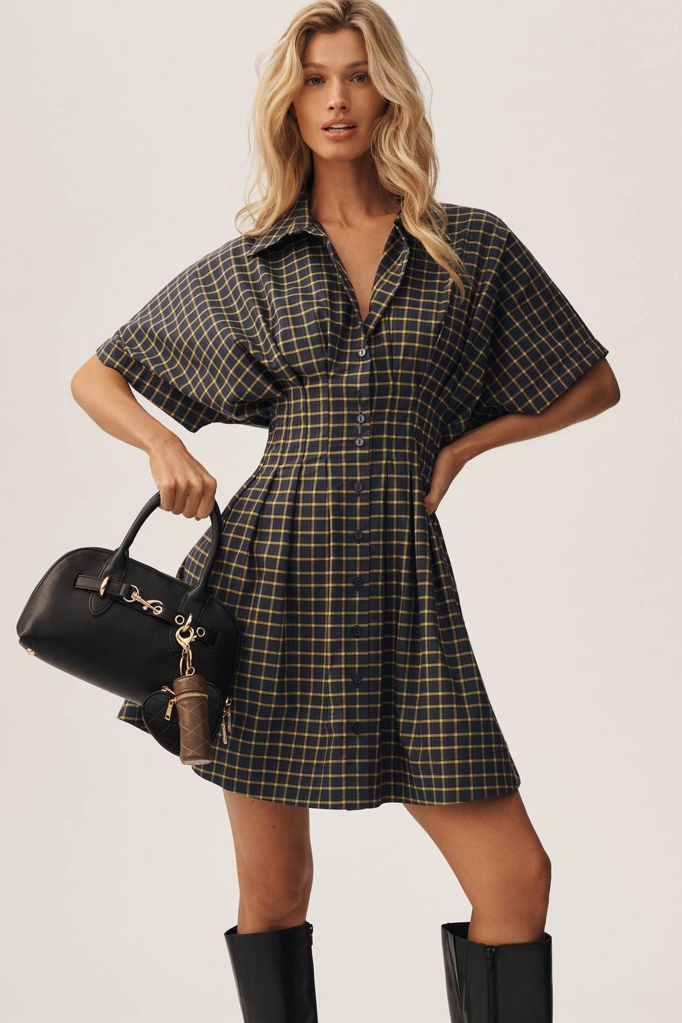 Exquise The Tobie Mini Shirt Dress
