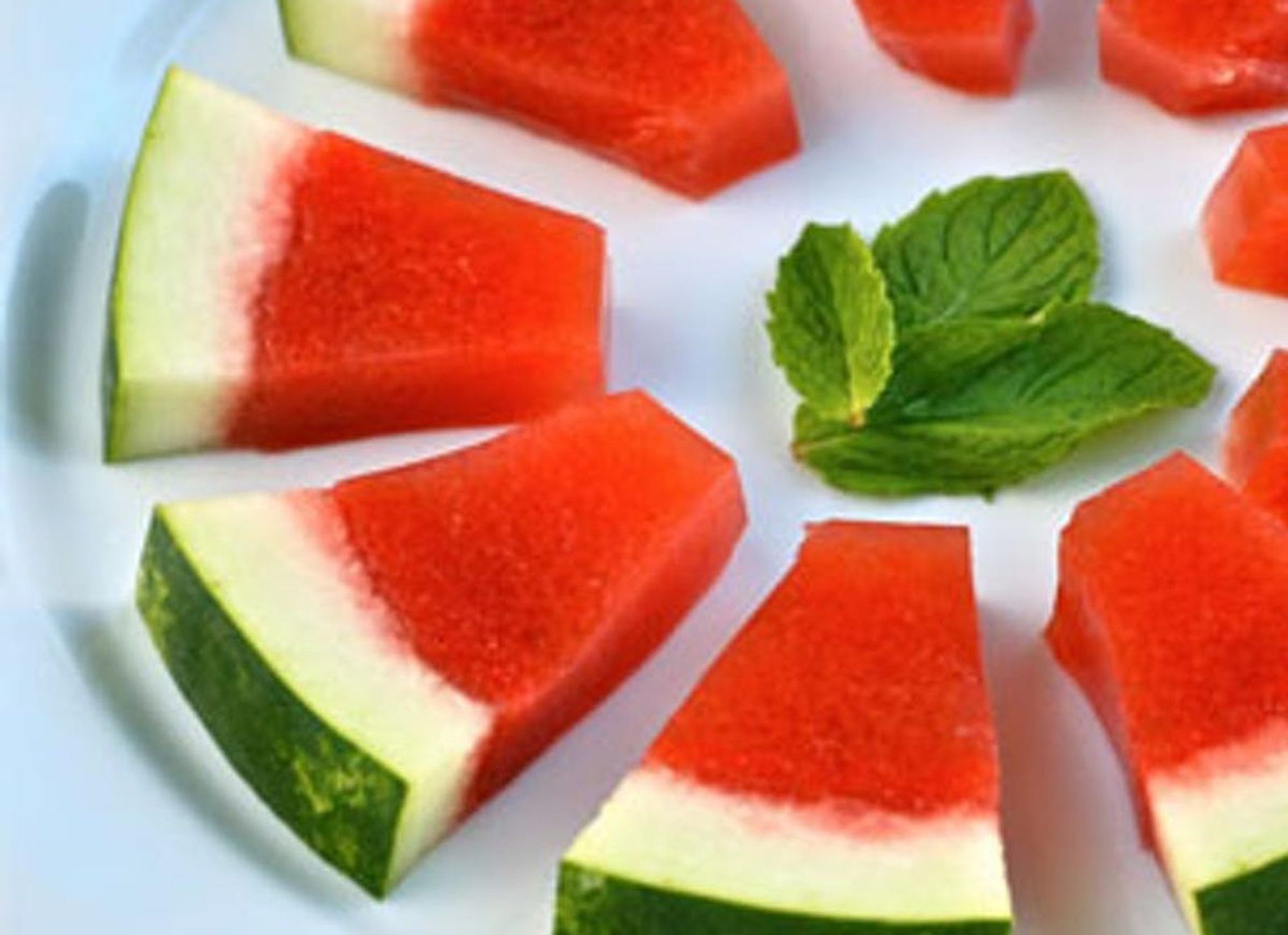 Watermelon Mint Jello Shots… in a Watermelon Rind! Brit + Co