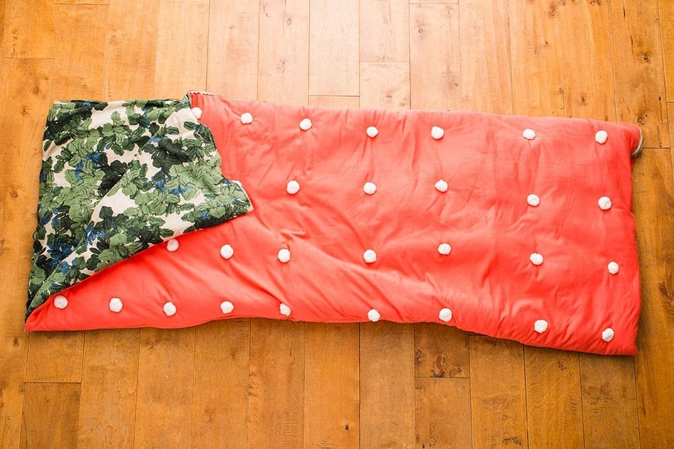 Make This Anthropologie Sleeping Bag for Your Next Sleepover Brit + Co
