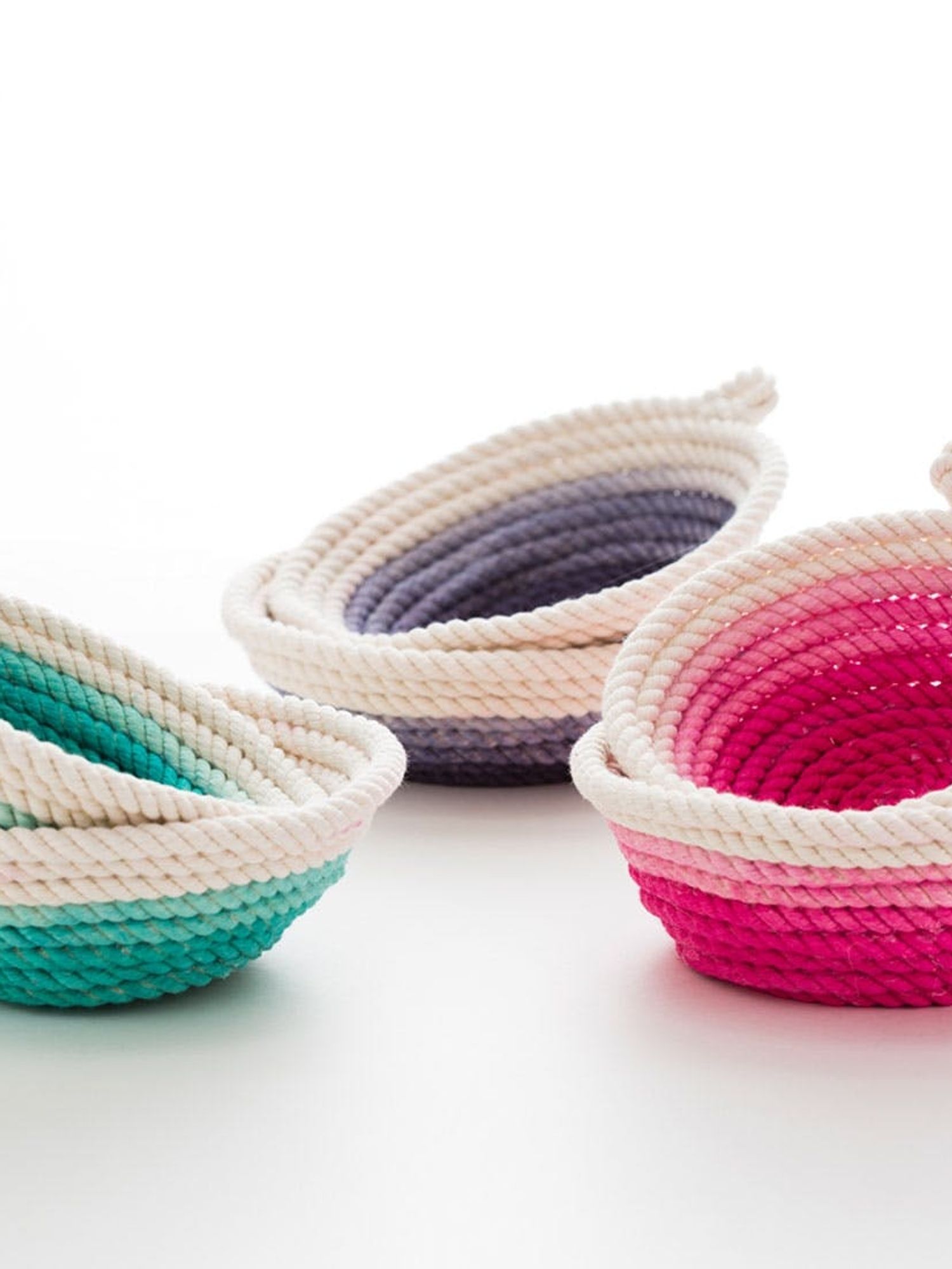 How to Make Beautiful NoSew Rope Bowls Brit + Co