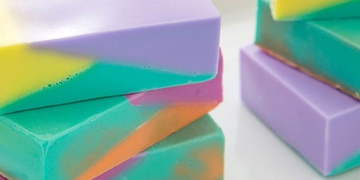How to Make Modern Color Block Soap Brit + Co